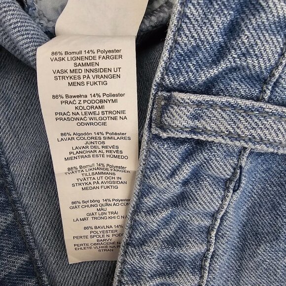 MISSGUIDED High Waisted Rip Straight Raw Hem Jeans - Picture 8 of 11